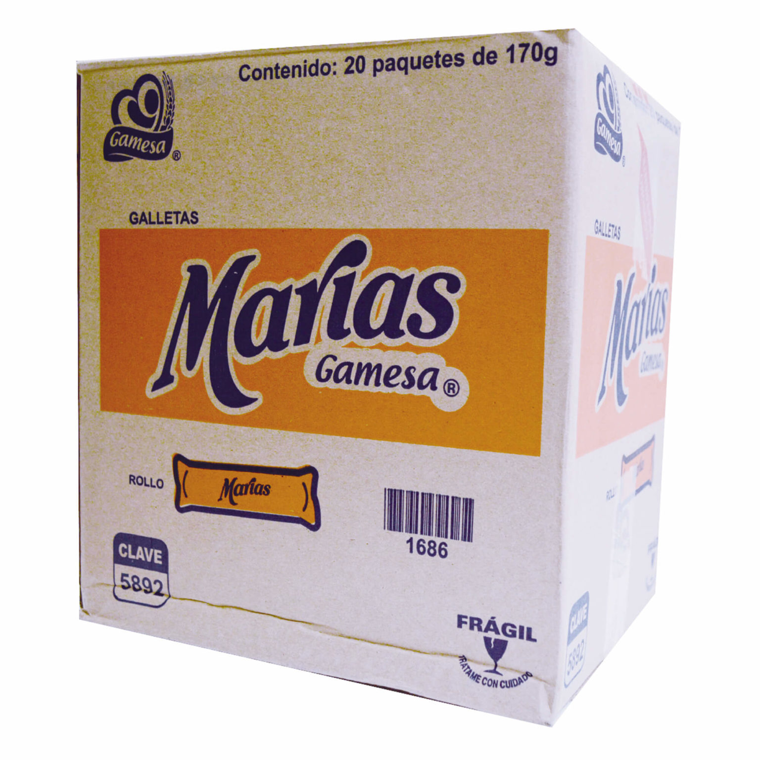 GALLETAS MARIAS GAMESA 170GRS C 20 CJM