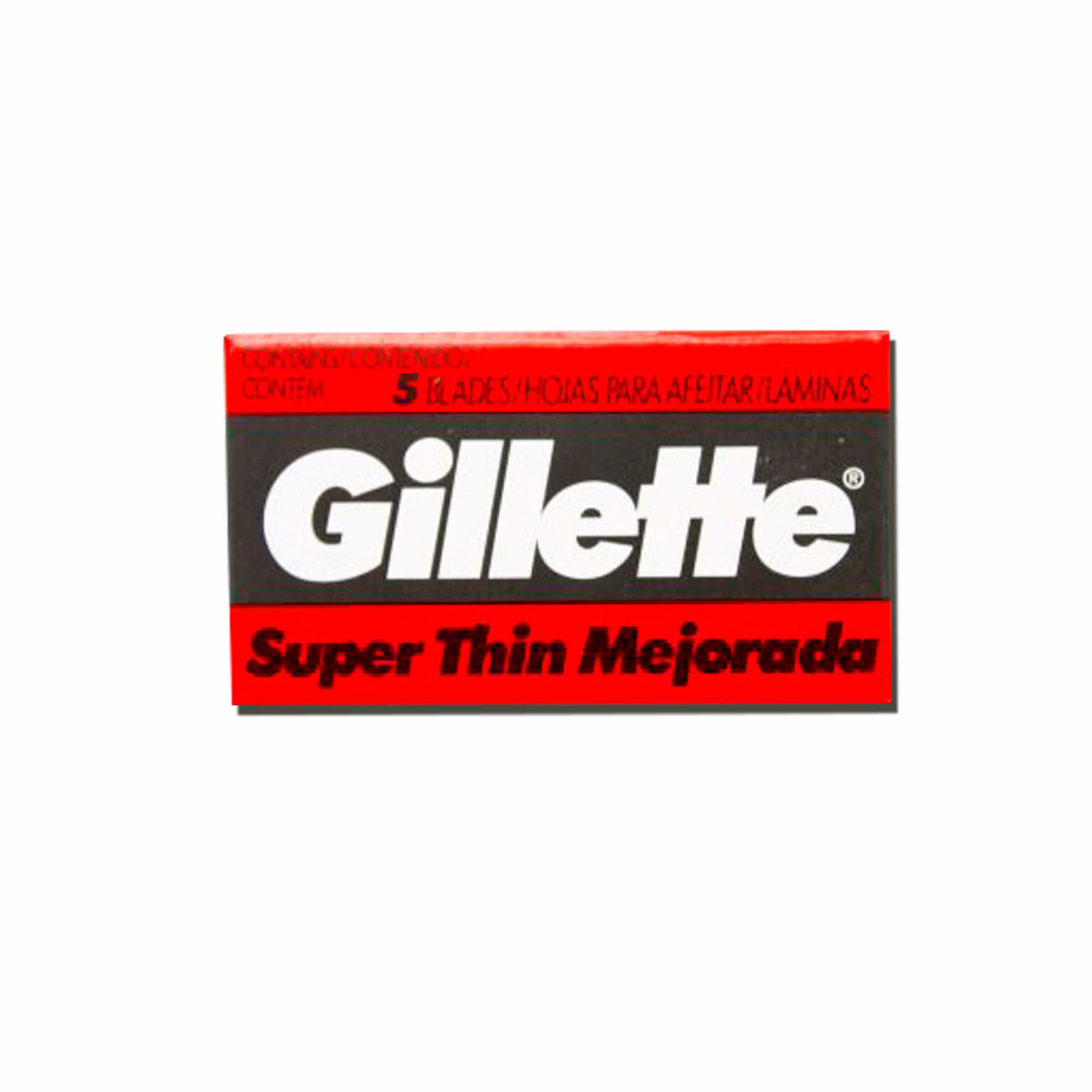 NAVAJA GILLETTE DOBLE FILO C/5 PZAS - CJM