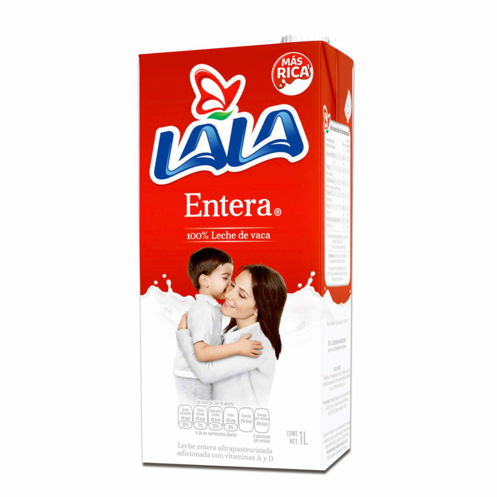 LECHE LALA ENTERA TETRAPACK 1 LITRO CJM